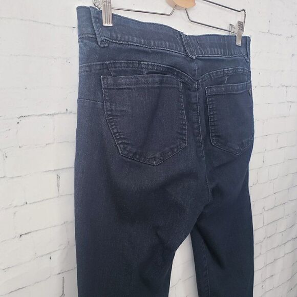 Democracy Ab Solution Dark Wash Skinny Jeans Size 10 Stretch Denim Blue - Picture 6 of 8